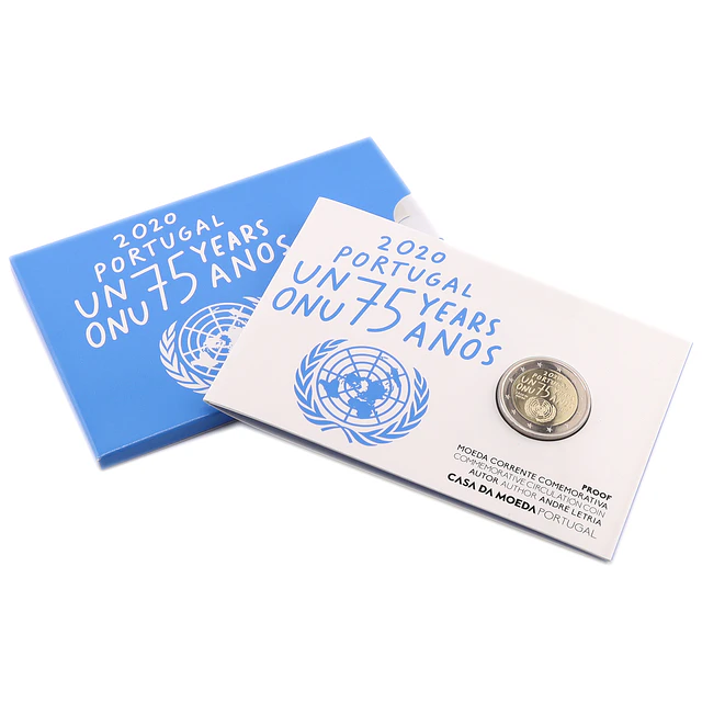 Proof - 2.00 Euros 75 Anos ONU 2020