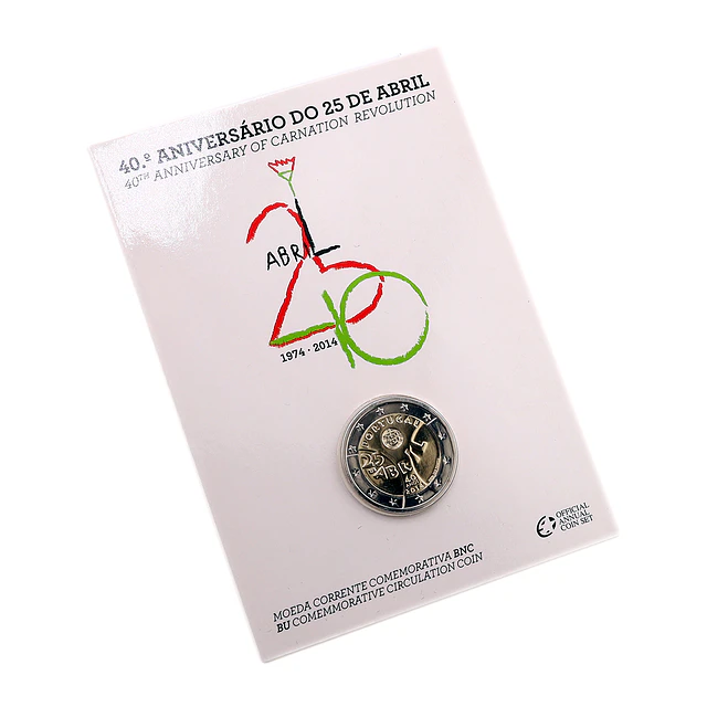 BNC - 2.00 Euros 40º Aniversário 25 de Abril 2014