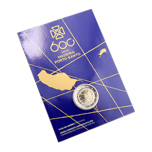 BNC - 2.00 Euros 600 Anos Madeira e do Porto Santo 2019