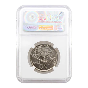 Espanha – Francisco Franco – 50 Pesetas 1957 *68 – NGC MS 64