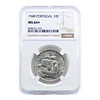 10 Escudos 1948 – Prata – NGC MS 64+