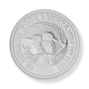 Austrália – 30 Dollars 1994 Kookaburra – 1 Kg Prata .999