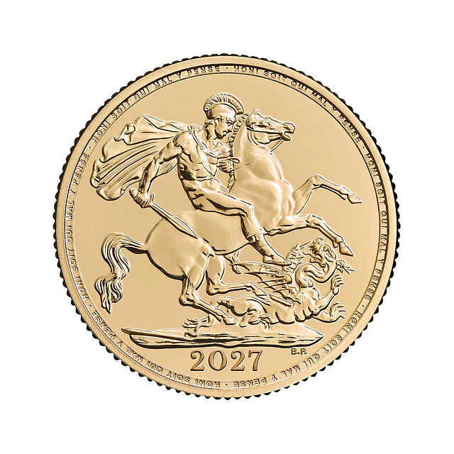 Reino Unido - 1/2  Libra D. Carlos III 2027