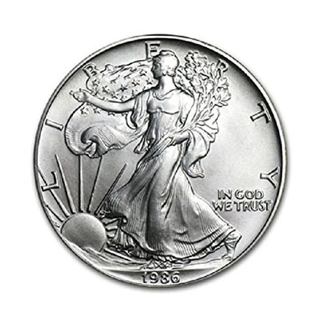 EUA - One Dollar Eagle 1986 Prata 