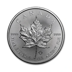 Canadá - 5 Dollars 2014 1Oz Prata 