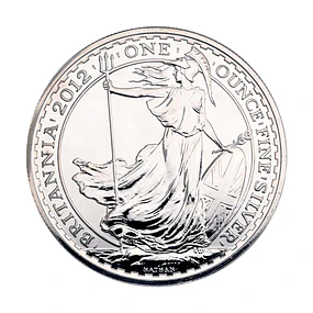 UK Britannia 2 Pounds 2012 1 Oz Prata 
