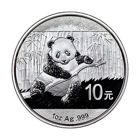 China - 10 Yuan 2014 Prata  