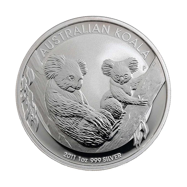 Austrália - 1 Dollar Koala 2011 1Oz Prata 