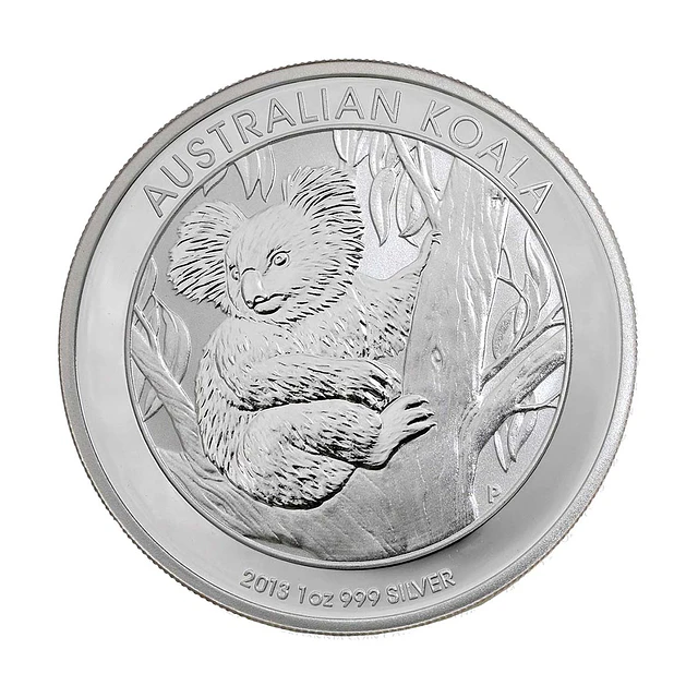 Austrália - 1 Dollar Koala 2013 1Oz Prata