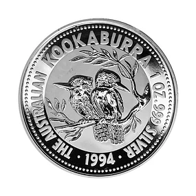 Austrália - 1 Dollar Kookaburra 1994 1Oz Prata