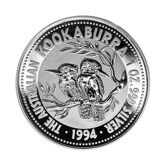 Austrália - 1 Dollar Kookaburra 1994 1Oz Prata