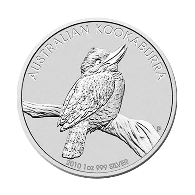 Austrália - 1 Dollar Kookaburra 2010 1Oz Prata