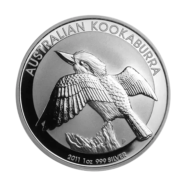 Austrália - 1 Dollar Kookaburra 2011 1Oz Prata 