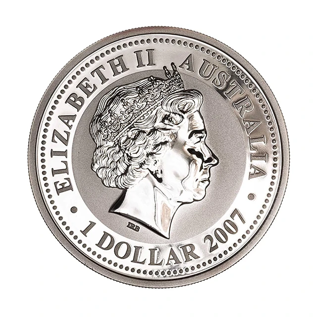 Austrália - 1 Dollar Oz Prata Série Lunar Ano do Búfalo 2009