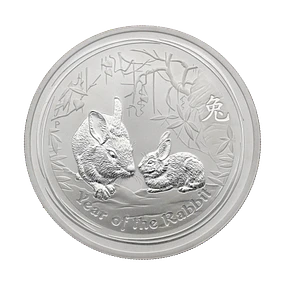 Austrália - 1 Dollar Oz Prata Série Lunar Ano do Coelho 2011