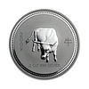 Austrália - 2 Dollars 2 Oz Prata Série Lunar Ano do Búfalo 2009