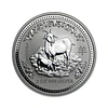 Austrália - 2 Dollars 2 Oz Prata Série Lunar Ano da Cabra 2003