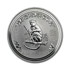 Austrália - 2 Dollars 2 Oz Prata Série Lunar Ano do Macaco 2004