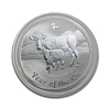 Austrália - 2 Dollars 2 Oz Prata Série Lunar Ano do Búfalo 2009