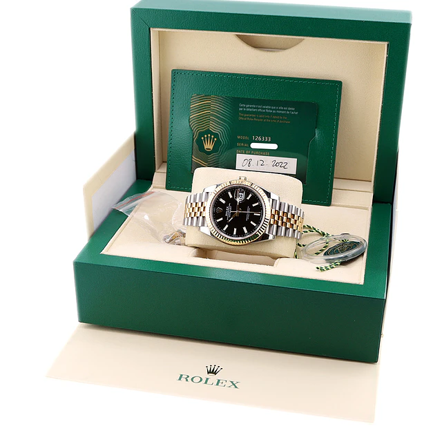 Rolex Datejust 41 – Ref. 126333 – Ouro e Aço – Automático – (2022)