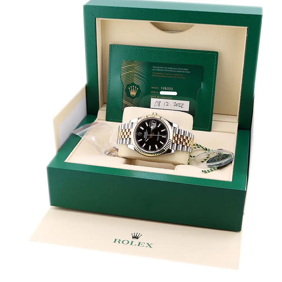 Rolex Datejust 41 – Ref. 126333 – Ouro e Aço – Automático – (2022)