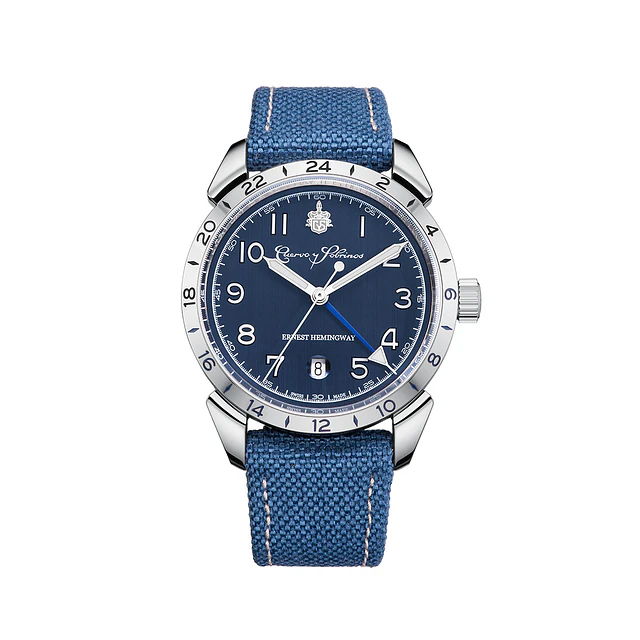 Cuervo y Sobrinos Hemingway GMT 'The Fisherman' Ref. 3192B.1B