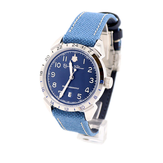 Cuervo y Sobrinos Hemingway GMT 'The Fisherman' Ref. 3192B.1B