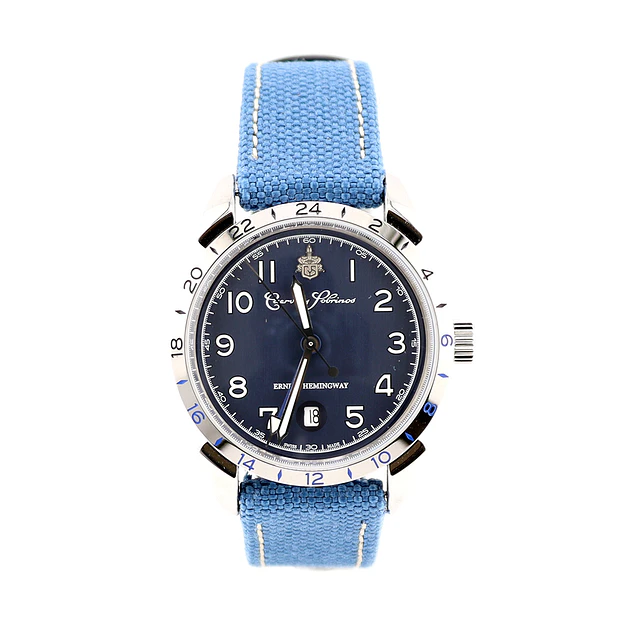 Cuervo y Sobrinos Hemingway GMT 'The Fisherman' Ref. 3192B.1B