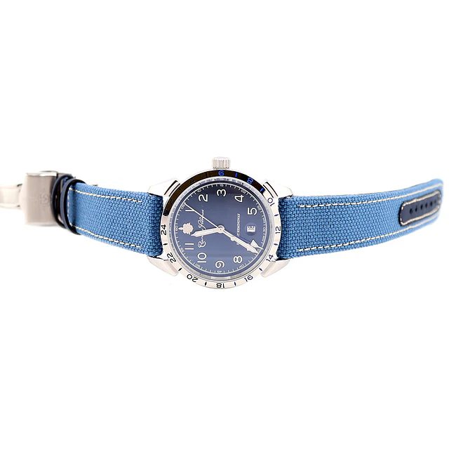 Cuervo y Sobrinos Hemingway GMT 'The Fisherman' Ref. 3192B.1B