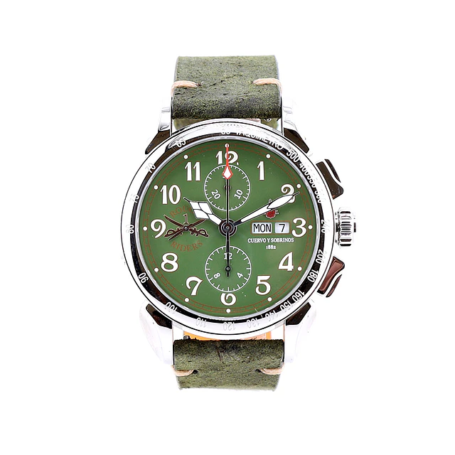 Cuervo y Sobrinos Rough Riders Emilio Carranza Chronograph – Ref. 3201.1RRG