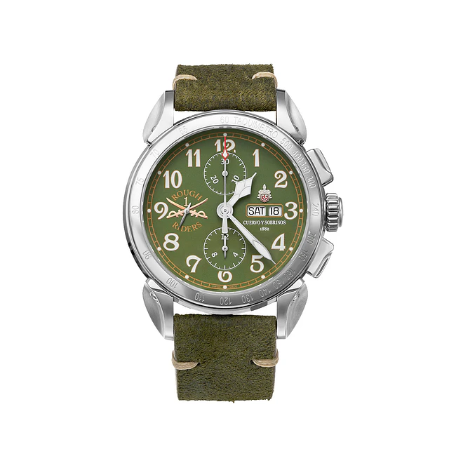 Cuervo y Sobrinos Rough Riders Emilio Carranza Chronograph – Ref. 3201.1RRG