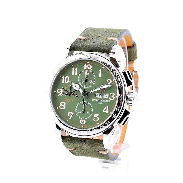 Cuervo y Sobrinos Rough Riders Emilio Carranza Chronograph – Ref. 3201.1RRG