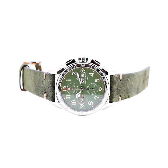 Cuervo y Sobrinos Rough Riders Emilio Carranza Chronograph – Ref. 3201.1RRG