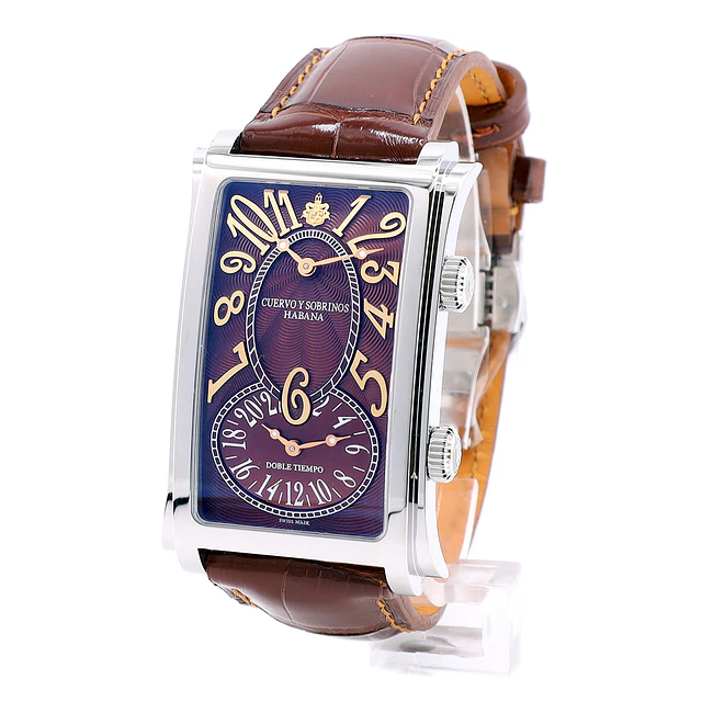 Cuervo y Sobrinos Prominente Icónico Doble Tiempo – Ref. 1112.1TM