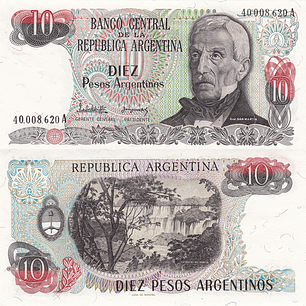 Argentina - 10 Pesos - 1984