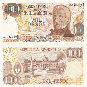 Argentina - 1.000 Pesos - 1980