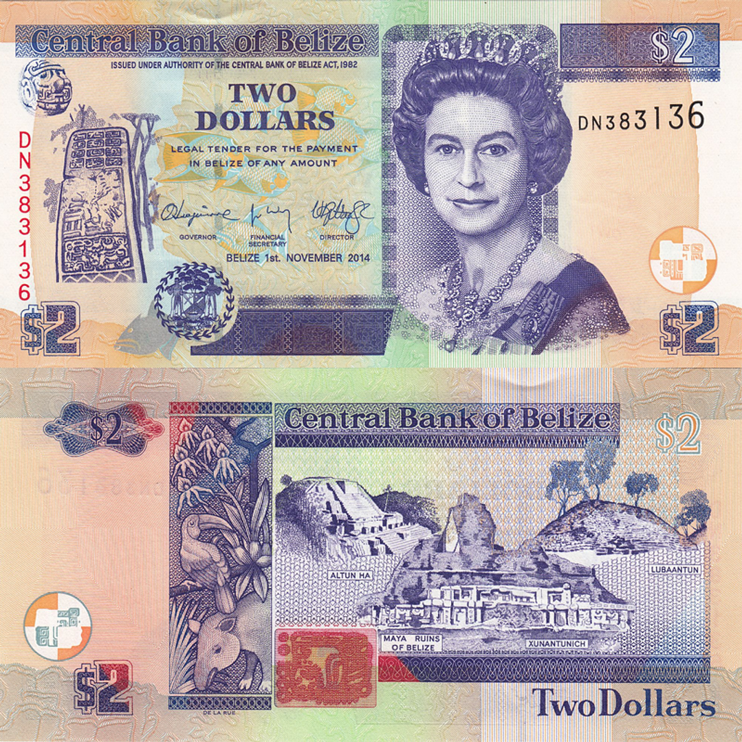 Belice - 2 Dólares - 2021 1