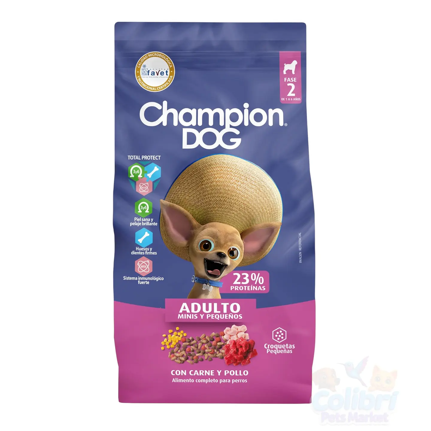 Champion Dog adulto raza pequeña 18kg 1