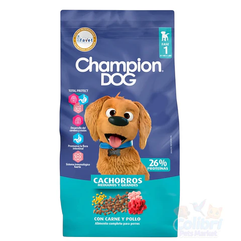 Champion dog cachorro 18kg
