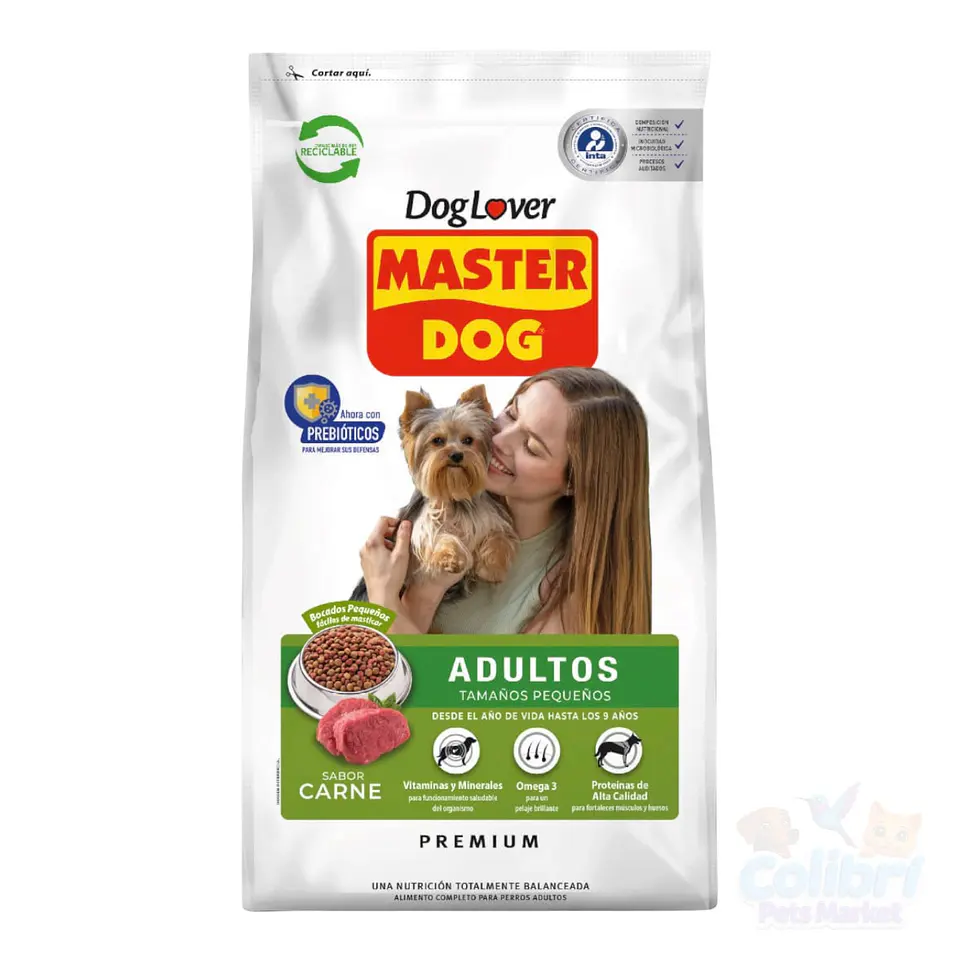 Master dog adulto raza pequeña 18kg 1
