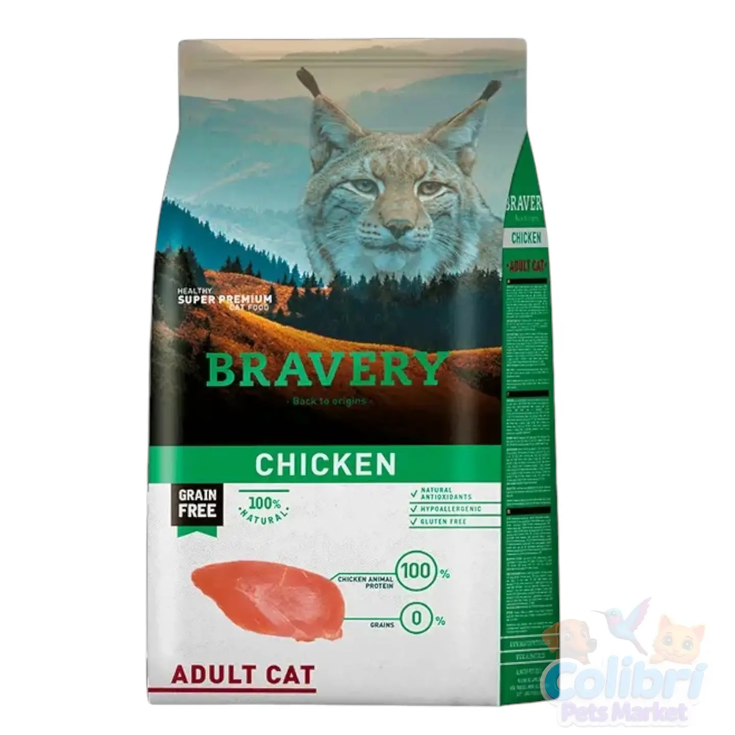Bravery gato adulto - pollo  1