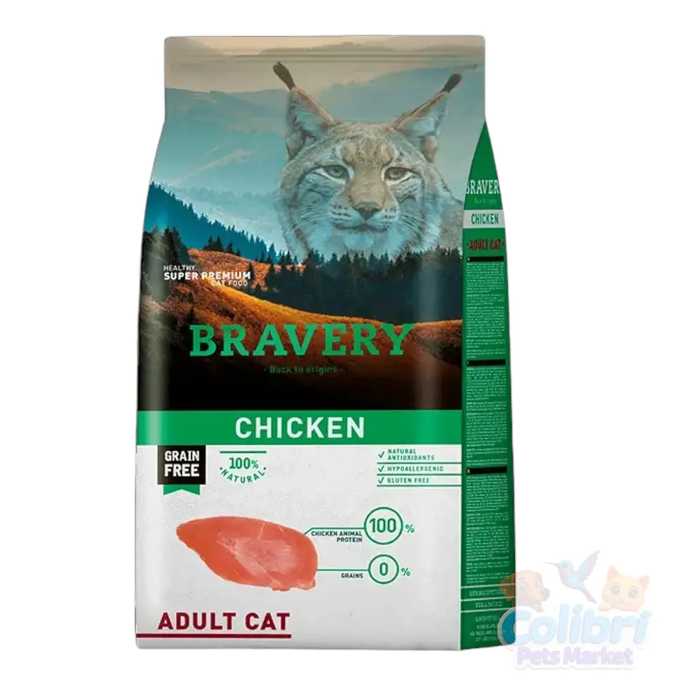 Bravery gato adulto - pollo  1