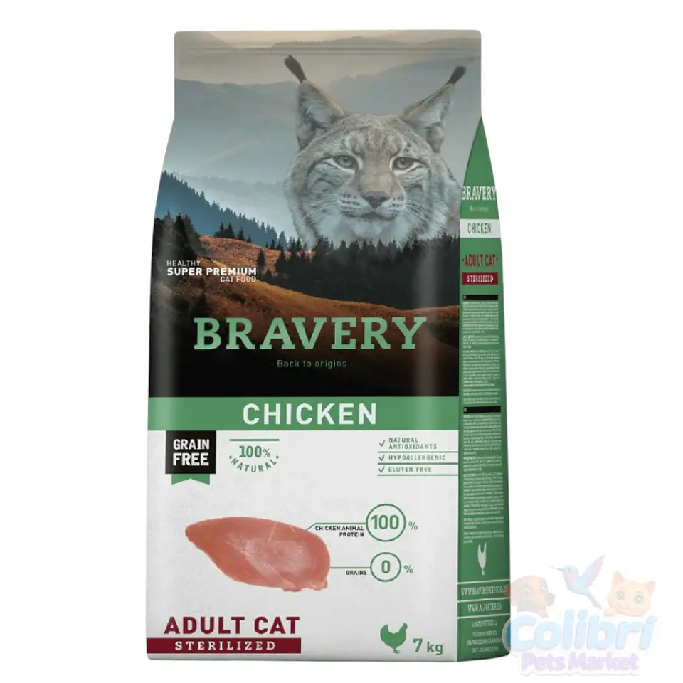 Bravery esterilizado pollo 1