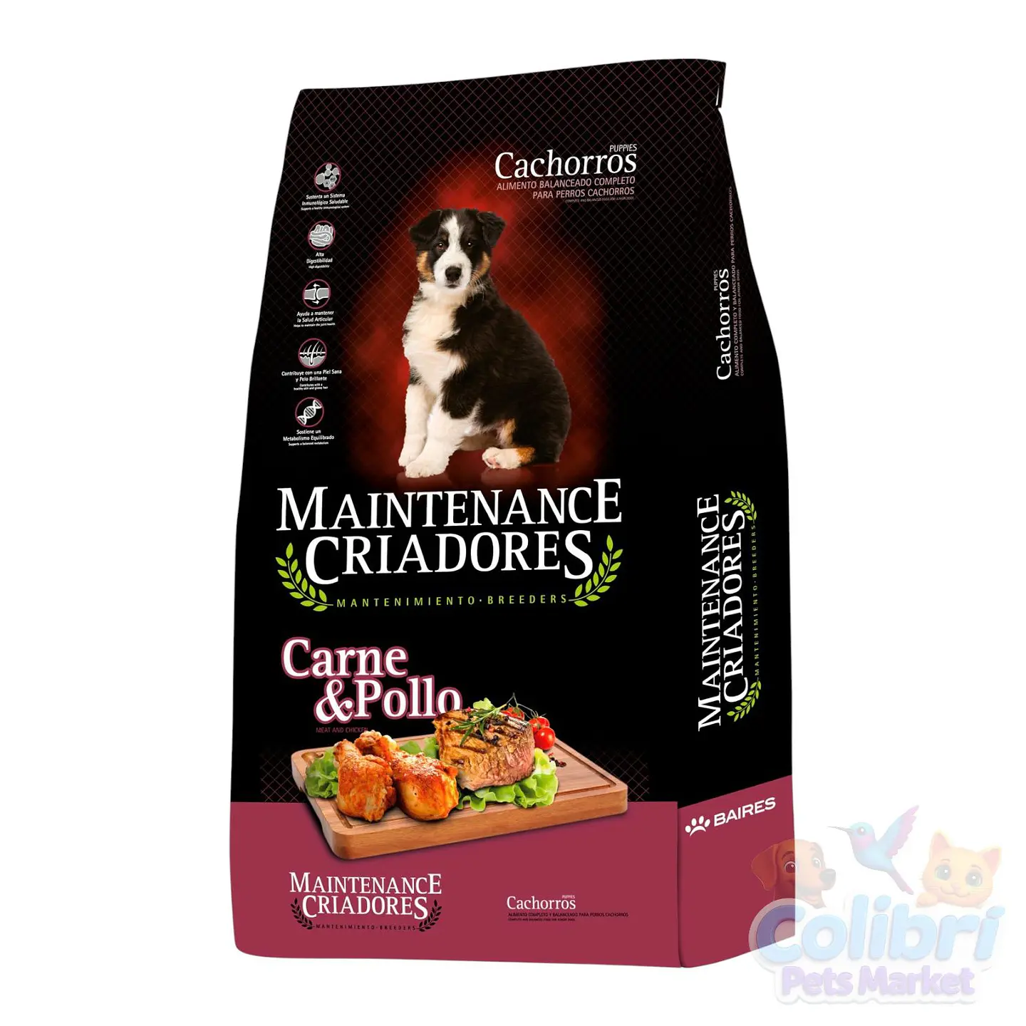 Maintenance Criadores cachorro 15kg - Carne y Pollo 1