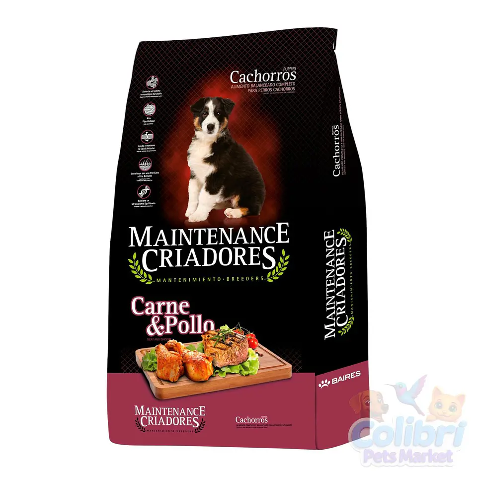 Maintenance Criadores cachorro 15kg - Carne y Pollo 1
