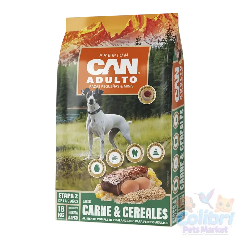 Can adulto raza pequeña Carne 18kg 1