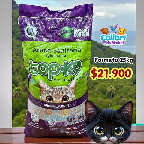 Arena TopK9 lavanda 25kg