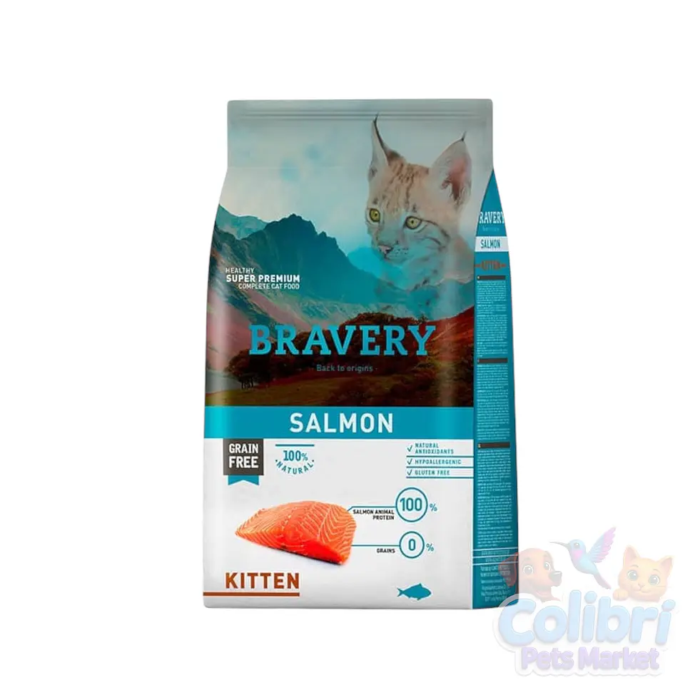 Bravery Kitten salmón 2kg 1