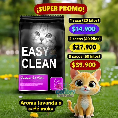 Easy clean lavanda 20kg 