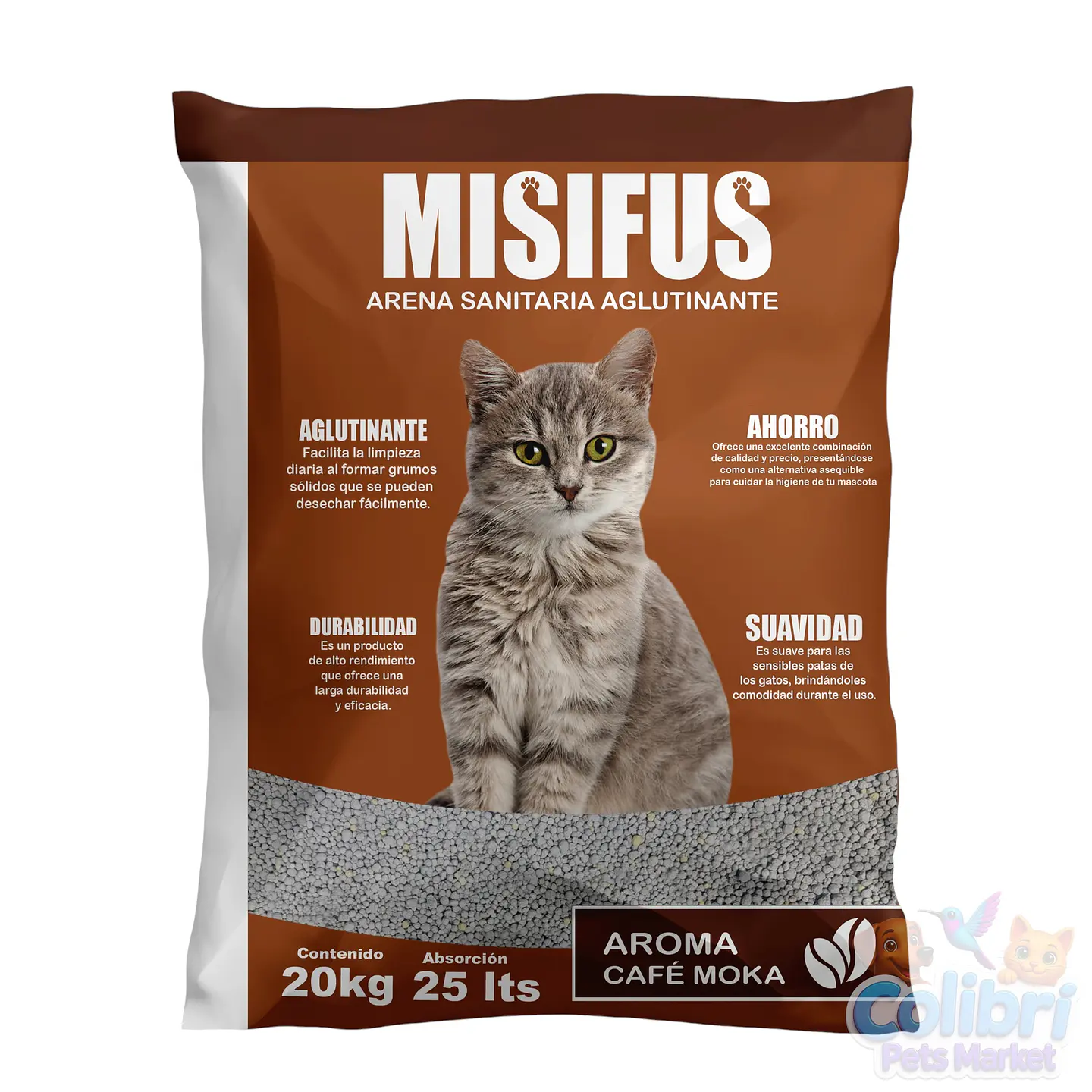 Misifus aroma a café 20kg 2